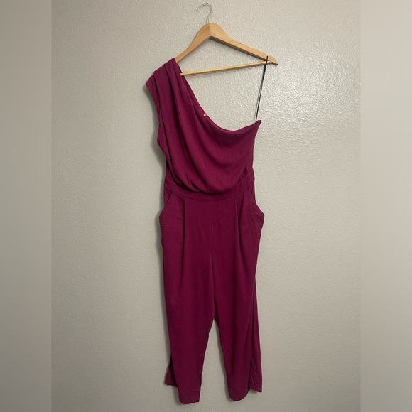 Free People Avery Jumpsuit One Shoulder - Picture 3 of 13